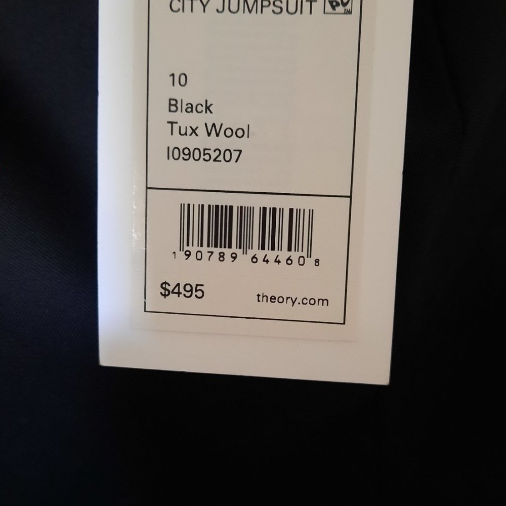 Theory Black Strapless Jumpsuit - Picture 6 of 8